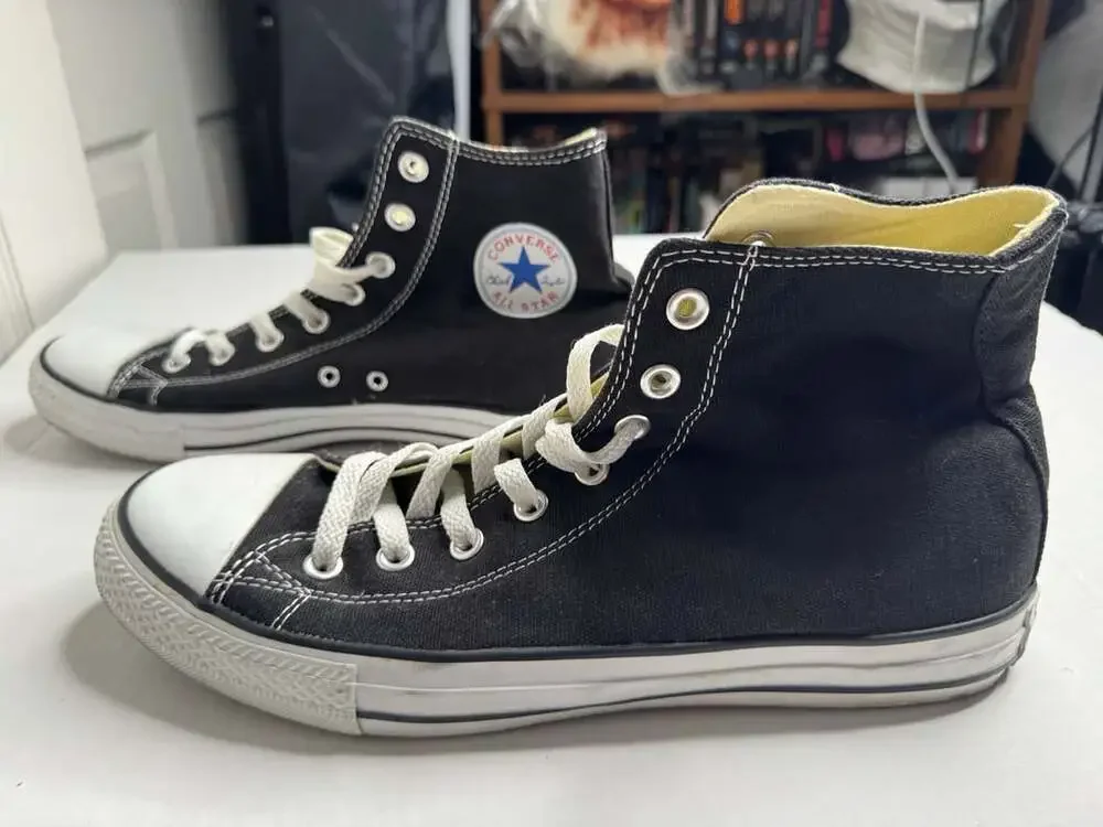 Converse Chuck Taylor All Star High Top Black Canvas Shoes